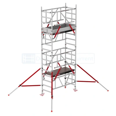 Afbeelding van Eenpersoonssteiger Altrex MiTOWER PLUS Safe Quick L165xB75cm 5.20m werkhoogte Fiber Deck platformen