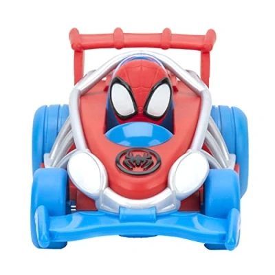 Afbeelding van Spidey en Zijn Vrienden Webbed Wheelie Trekspeelgoed Voertuig Superheld Speelgoed van Jazwares