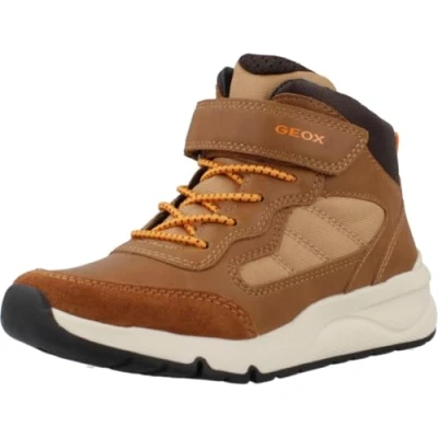 Afbeelding van Geox Jongens Rooner Boy E Sneakers, Bruin, 27 EU