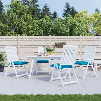 Afbeelding van Palletkussens 4 st 50x50x7 cm oxford stof lichtblauw