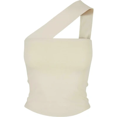 Afbeelding van Urban Classics ONE Strap Top, Dames, Maat: Large, Whitesand