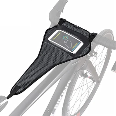 Afbeelding van Lipeed Zweetvanger voor rollentrainer, anti zweet, absorberend, ademend, sneldrogend, zweetvanger, fietstrainer accessoire racefiets en mountainbike