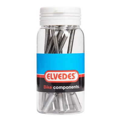 Afbeelding van kabelbocht V brake RVS zilver 10 stuks