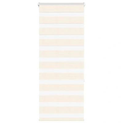 Afbeelding van vidaXL Zebra rolgordijn 65x150 cm stofbreedte 60,9 marmerbeige