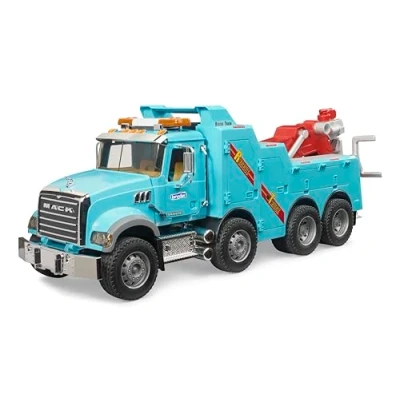 Afbeelding van Vrachtwagen MACK Granite Bergings En Sleepwagen Met Licht Geluid