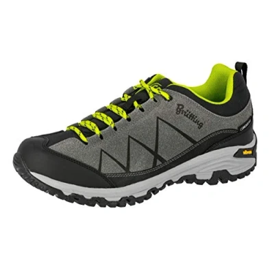 Afbeelding van Bruetting Kansas uniseks volwassene halfhoge trekking &amp; wandelschoenen Wandel, Grau (Anthrazit/Schwarz/Lemon Anthrazit/Schwarz/Lemon), 41 EU