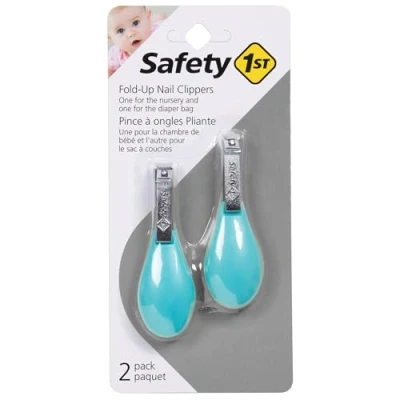 Afbeelding van Safety 1st Fold Up Nail Clipper, Arctic Blue, 2 Count by