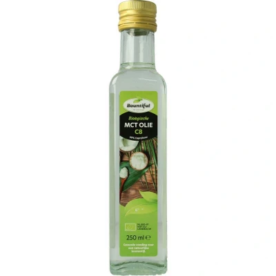 Afbeelding van Bountiful Mct olie coconut pure 99% caprylic bio 250 Milliliter