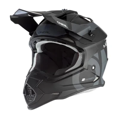 Afbeelding van Oneal 2Series Slick 2023 Motorcross helm, zwart grijs, afmeting L voor man