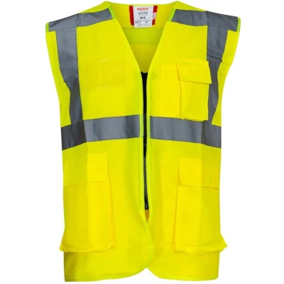 Afbeelding van OXXA Alvin 0170 RWS verkeersvest met rits, geel M/L
