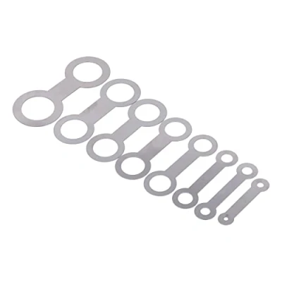 Afbeelding van Saxofoon Pad Reparatie Kit, 8 STKS Lederen Pads Tool Lichtgewicht Metaal voor Onderhoud Prestatieaccessoires