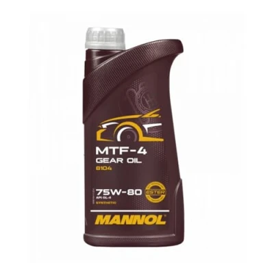 Afbeelding van MANNOL MTF 4 versnellingsbakolie 75W 80 API GL 4, 1 liter