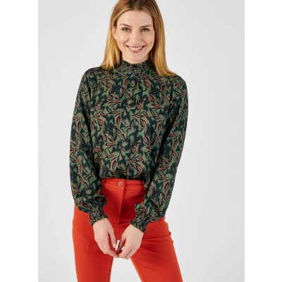 Afbeelding van Damart Blouse Lenzing(TM) EcoVero(TM) Dames Groen 52