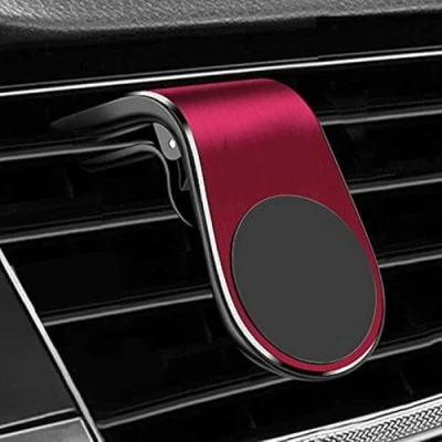 Afbeelding van 1 stks metalen magnetische autotelefoonhouder voor Alfa romeo Giulia giulietta 159 stelvio 156 mito 147 accessoires auto styling (rood)