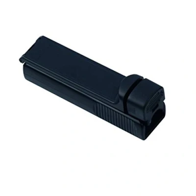 Afbeelding van STMK Sigarettenhouder machine zwart sigaretten hulzen stopper + gratis gelukssticker