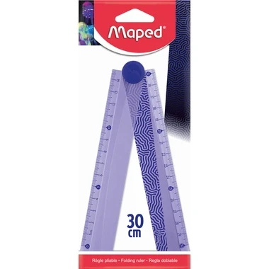 Afbeelding van Maped 2 in 1 opvouwbare liniaal 15/30 cm van kunststof versierd Deepsea Paradise gamma