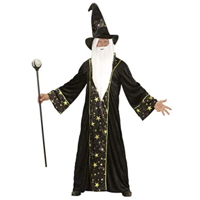 Afbeelding van &quot;FANTASY WIZARD&quot; (gewaad, hoed) (L)