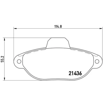 Afbeelding van Brembo Remblokset P 23 096