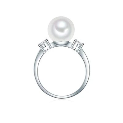 Afbeelding van Rafaela Donata Ring zilver / transparant wit