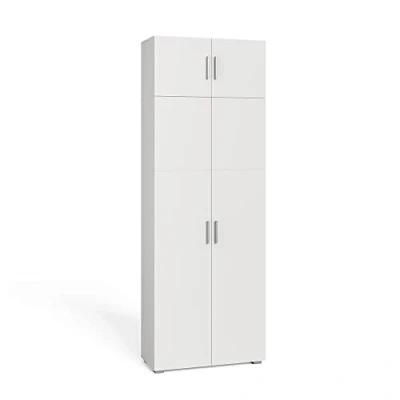 Afbeelding van Vicco Archiefrek Frank, Wit/Wit, 80 x 182.4 cm met kastuitbreiding
