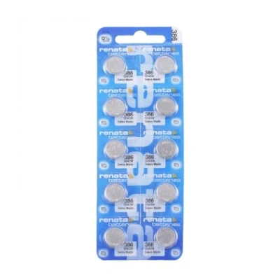 Afbeelding van RENATA Horlogebatterijen Watch 386 10 stuks