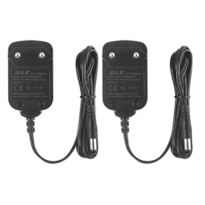 Afbeelding van Security 01 Set van 2 DC 6V 2A 1000mA voedingsadapter, stekker 5,5 mm x 2,1