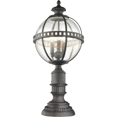 Afbeelding van Kichler Mini LED Tuin Pilaar Halleron 3X E14 Max 40W IP44 (Outdoor) Londonderry