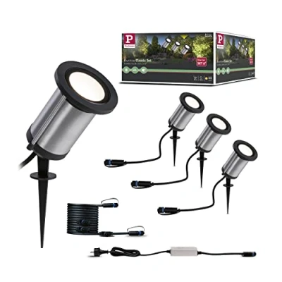 Afbeelding van Paulmann 94286 Outdoor Plug &amp; Shine spot Classic 3000K 6W 24V IP65 Antraciet starterset