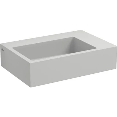 Afbeelding van Fontein Clou Flush 2 Plus 42.5x29x10.5cm Aluite Mat Wit (Met Voorbewerkt Kraangat Rechts)