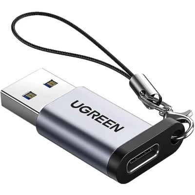 Afbeelding van USB C (vrouwelijk) (mannelijk) adapter Ugreen US276 5Gb/s grijs