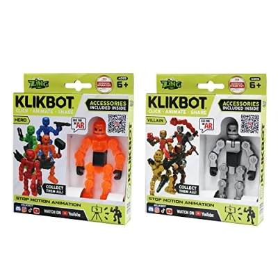 Afbeelding van Zing KLIKBOT Hero &amp; Villain Blind Assortiment 2 Pack