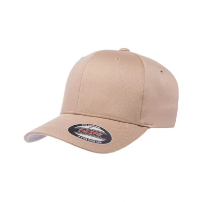 Afbeelding van Flex fit Flexfit Athletic Baseball getailleerd Cap voor heren, kaki, S/M