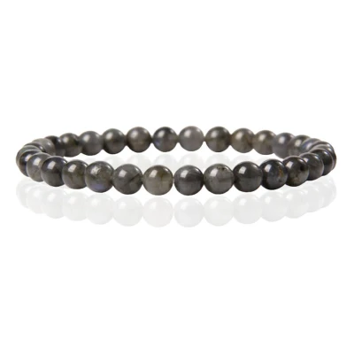 Afbeelding van 6mm Memphis Natuursteen Armband Labradorite