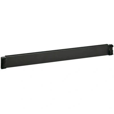 Afbeelding van Legrand 19inch blindpaneel 1he metaal inclusief schroeven zwart ral9005 046538