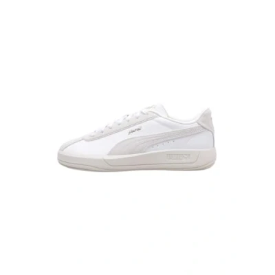 Afbeelding van PUMA Women&#039;s Club KLASSIKA Sneaker, Wit Warm Goud, 8.5 UK, 42.5 EU