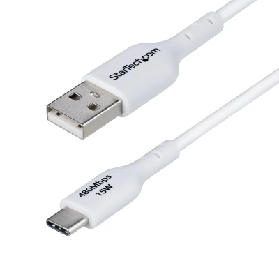 Afbeelding van StarTech.com 1m USB A naar C Laadkabel Wit per 3