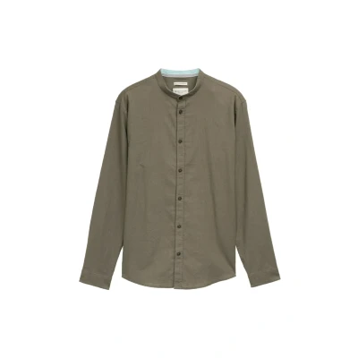 Afbeelding van TOM Tailor Regular FIT Overhemd, Heren, Maat: Small, Smokey olive green