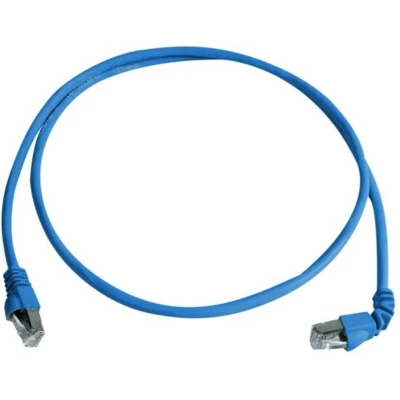 Afbeelding van Telegärtner L00000A0198 RJ45 Netwerkkabel, patchkabel CAT 6A S/FTP 1.00 m Blauw Vlambestendig, Halogeenvrij 1 stuk(s)
