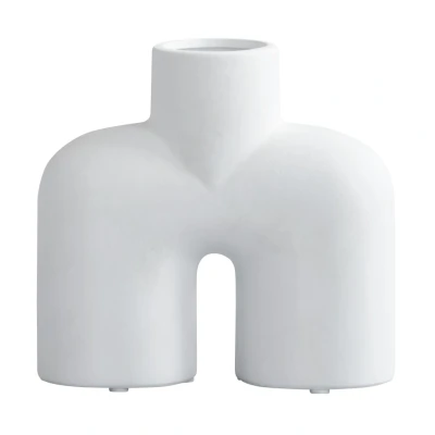 Afbeelding van 101 Copenhagen Cobra Uno mini vaas 17x18 cm Bone white