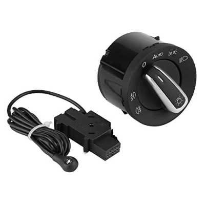 Afbeelding van Keenso auto koplamp lichtschakelaar, koplampschakelaar en sensormodule vervanging voor MK5 Mk6 B6 3C