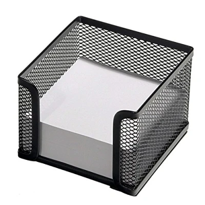 Afbeelding van Osco MPH400 BLK memoblokhouder van draadgaas, 400 vel, zwart