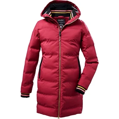 Afbeelding van killtec meisjes Winterjas/parka in donslook met capuchon KOW 196 GRLS QLTD CT, blackberry, 164, 38511 000