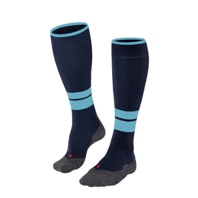 Afbeelding van FALKE TK Compression Energy Wandelen compressie anti zweet functioneel garen wol sportsokken heren blauw Matt 39 42 W4