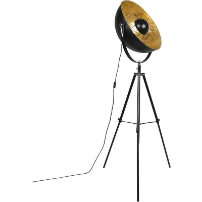 Afbeelding van QAZQA Vloerlamp Magna 50 mat zwart