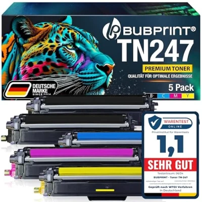 Afbeelding van Bubprint 5 tonercartridge compatibel met Brother TN 247 DCP L3510CDW L3550CDW HL L3210CW L3230CDW L3270CDW MFC L3710CW L3730CDN L3750CDW L3770CDW