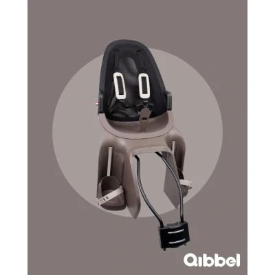 Afbeelding van Qibbel achterzitje air frame zwart/lichtbruin