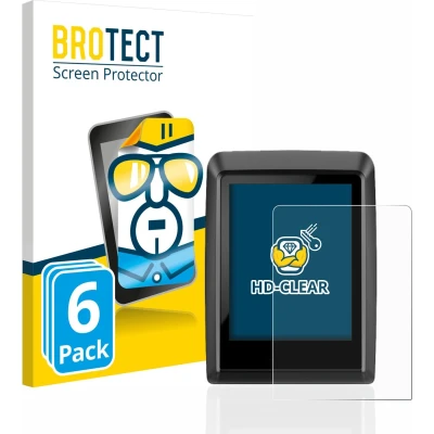 Afbeelding van BROTECT (6 Stuks) Schermbeschermer voor Bosch Kiox 300 Screen Protector Transparant