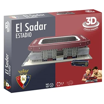 Afbeelding van Eleven Force 3D puzzel Sadar (C.A. Osasuna), Blauw en rood (14313),Blauw Rood.