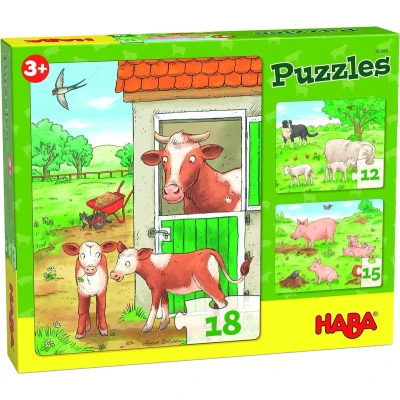 Afbeelding van HABA TIER Puzzel voor kinderen, Maat: One Size, Multi coloured