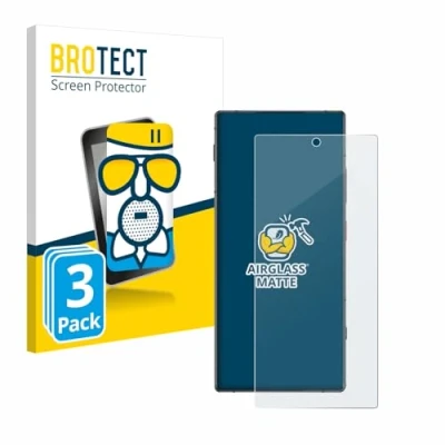 Afbeelding van BROTECT Antireflecterende Glas Screen Protector Mat voor Nubia Z70 Ultra (3 Stuks) Schermbeschermer [Beschermglas Folie niet Gehard Glas]